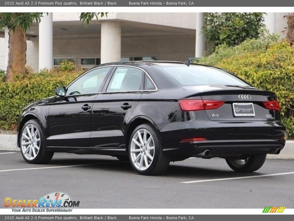 2015 Audi A3 2.0 Premium Plus quattro Brilliant Black / Black Photo #8