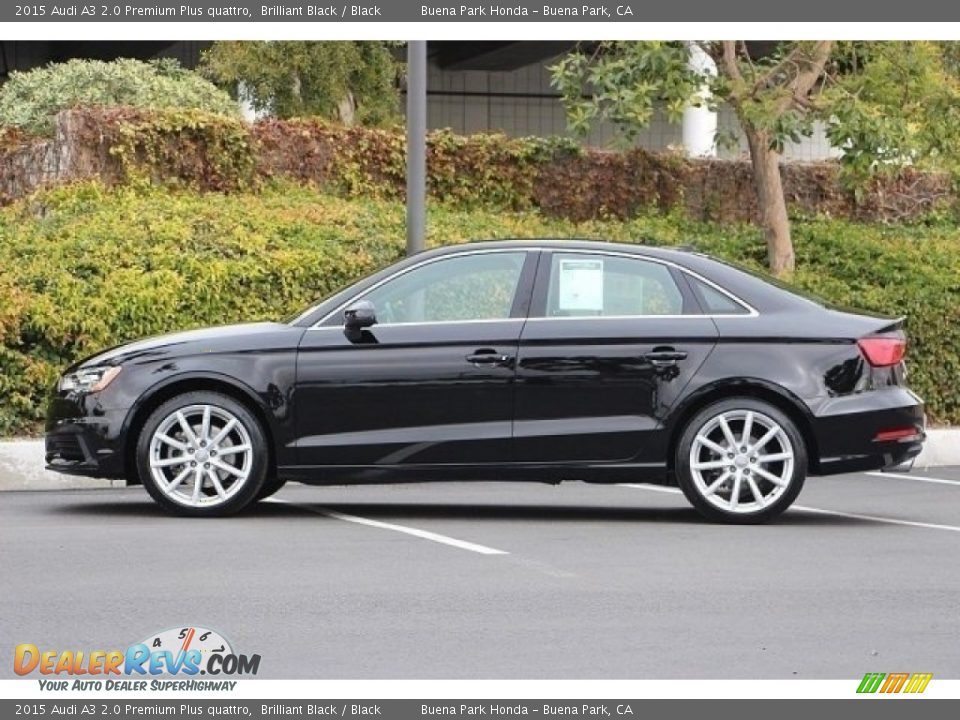2015 Audi A3 2.0 Premium Plus quattro Brilliant Black / Black Photo #9