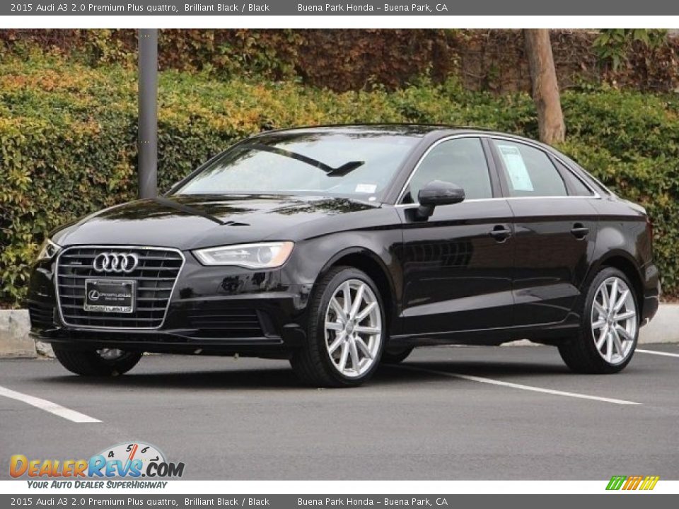 2015 Audi A3 2.0 Premium Plus quattro Brilliant Black / Black Photo #10