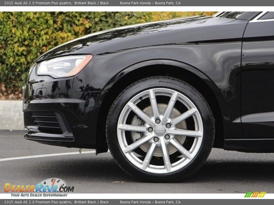 2015 Audi A3 2.0 Premium Plus quattro Brilliant Black / Black Photo #11