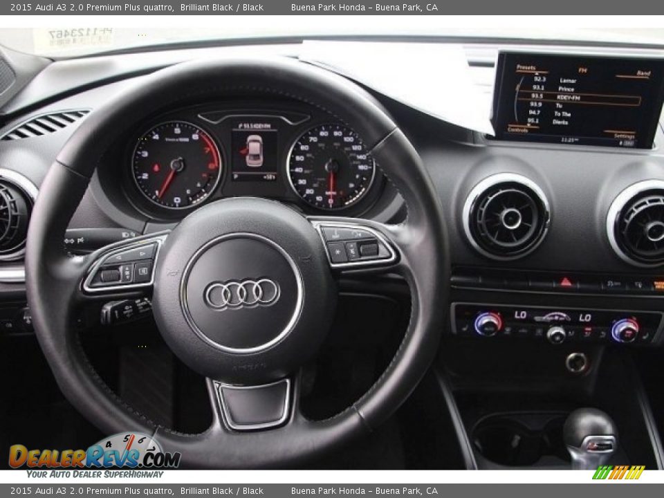 2015 Audi A3 2.0 Premium Plus quattro Brilliant Black / Black Photo #17