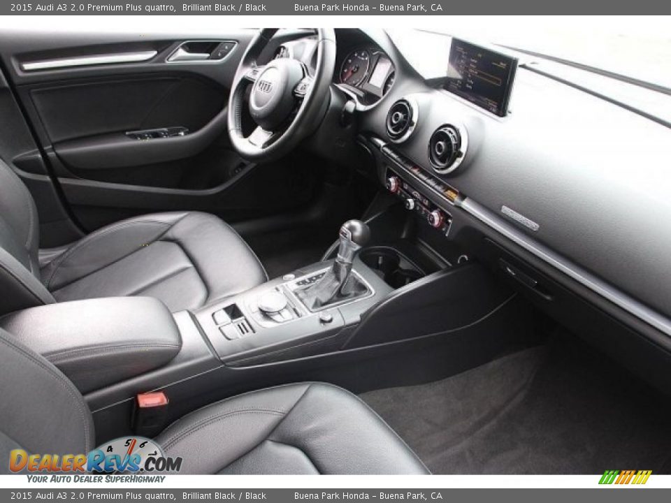 2015 Audi A3 2.0 Premium Plus quattro Brilliant Black / Black Photo #18