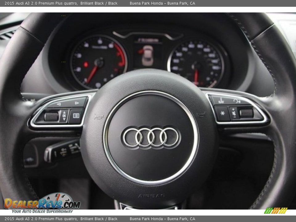 2015 Audi A3 2.0 Premium Plus quattro Brilliant Black / Black Photo #27