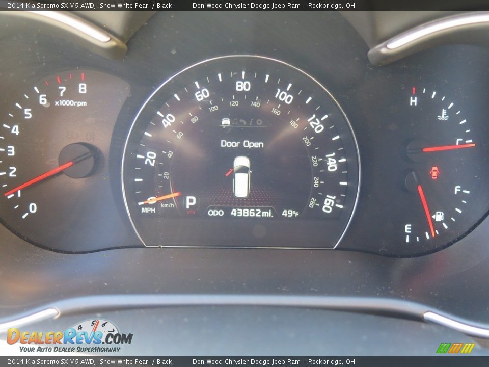 2014 Kia Sorento SX V6 AWD Snow White Pearl / Black Photo #12