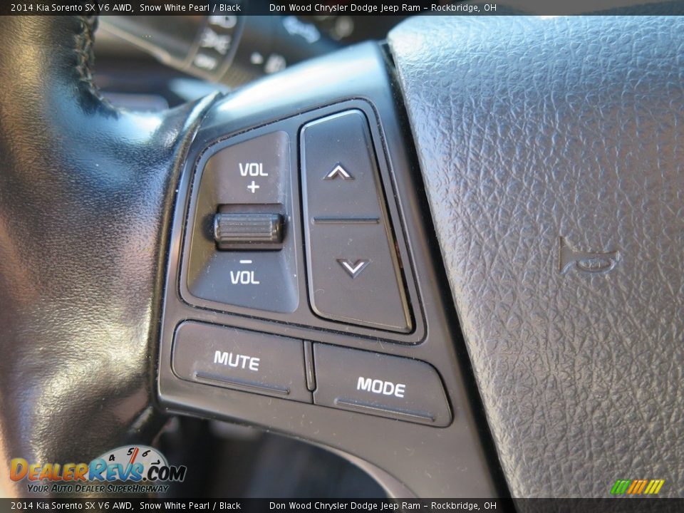 2014 Kia Sorento SX V6 AWD Snow White Pearl / Black Photo #25