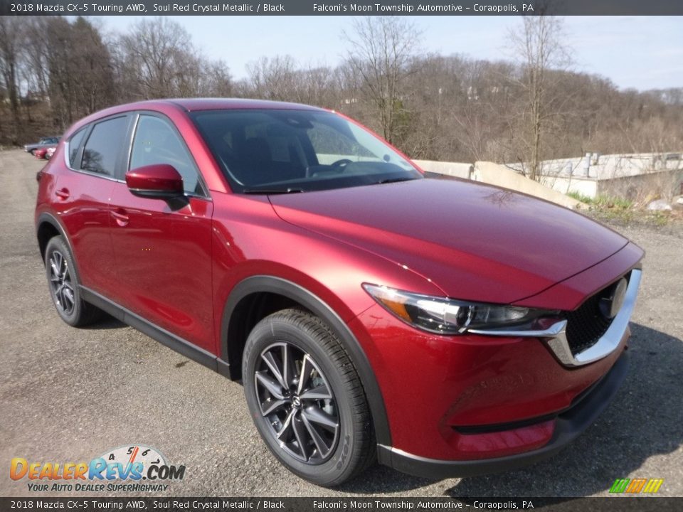 2018 Mazda CX-5 Touring AWD Soul Red Crystal Metallic / Black Photo #3