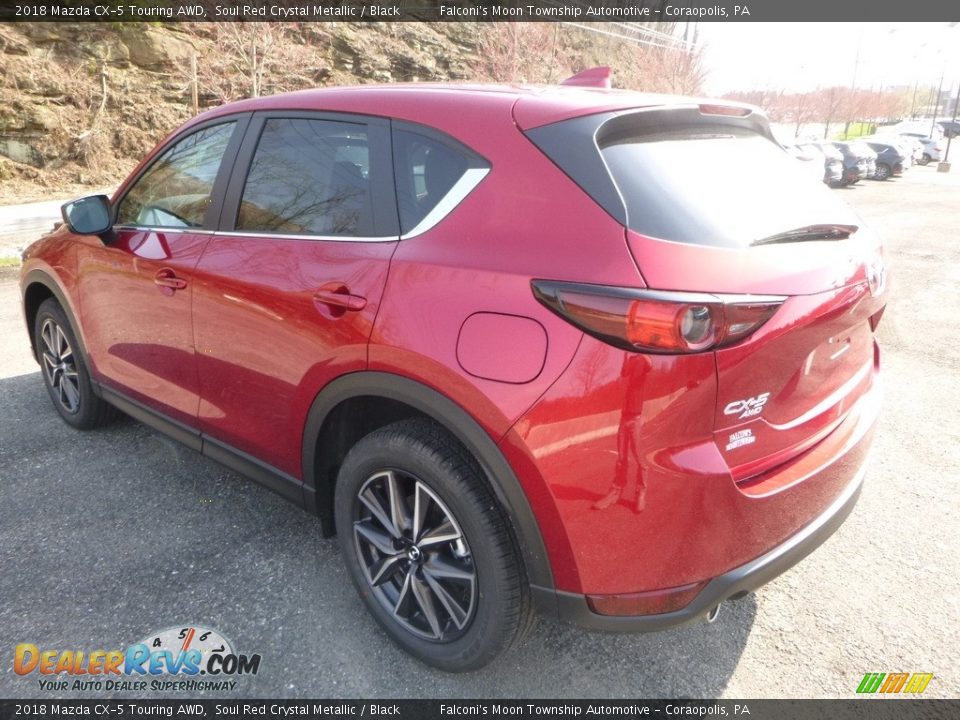 2018 Mazda CX-5 Touring AWD Soul Red Crystal Metallic / Black Photo #6