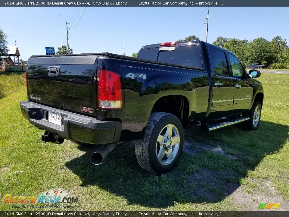 2014 GMC Sierra 2500HD Denali Crew Cab 4x4 Onyx Black / Ebony Photo #5