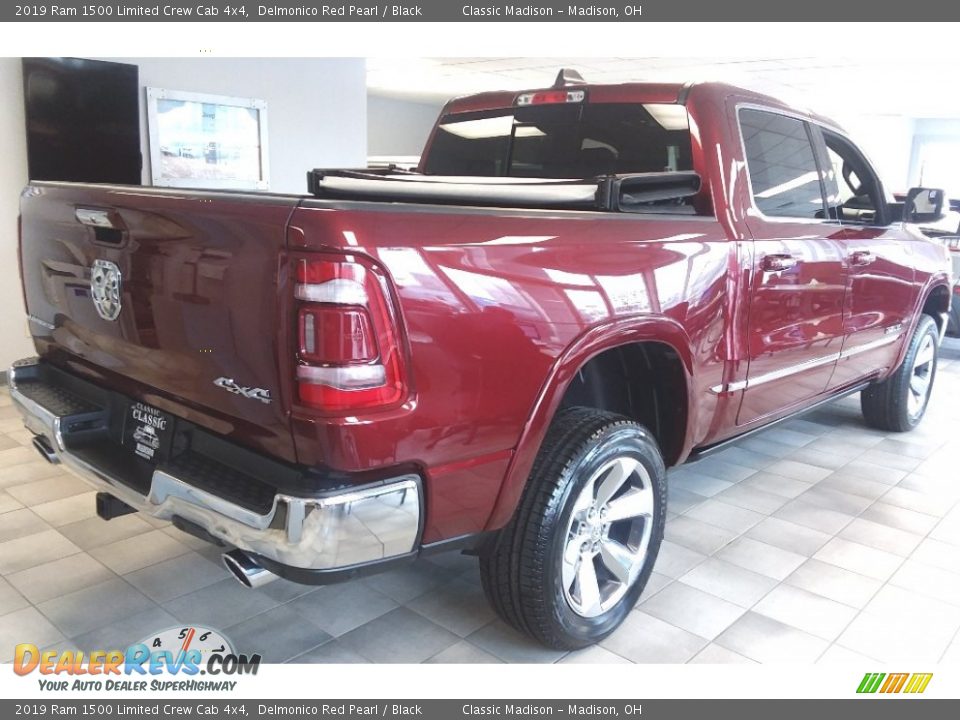 2019 Ram 1500 Limited Crew Cab 4x4 Delmonico Red Pearl / Black Photo #3