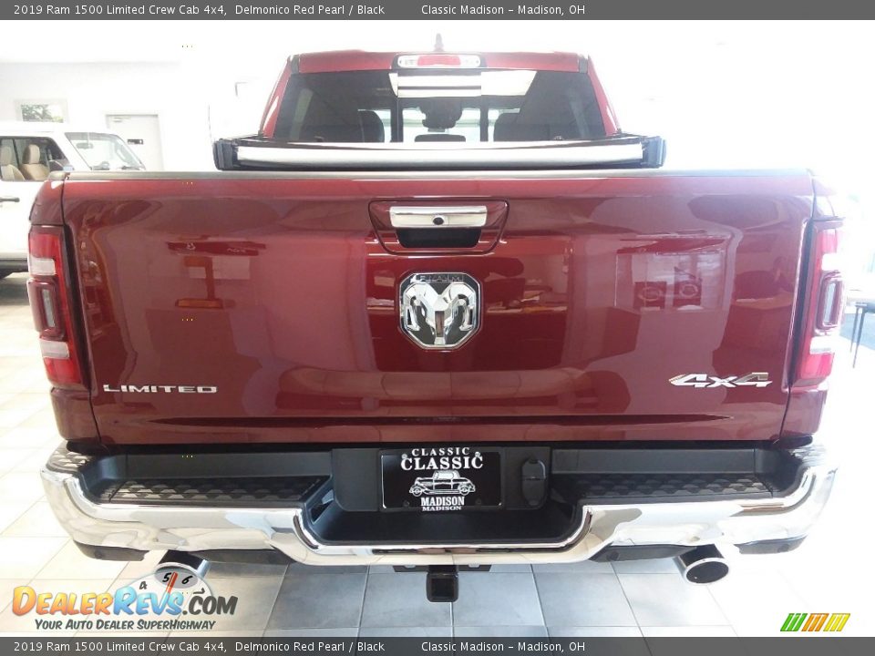 2019 Ram 1500 Limited Crew Cab 4x4 Delmonico Red Pearl / Black Photo #4