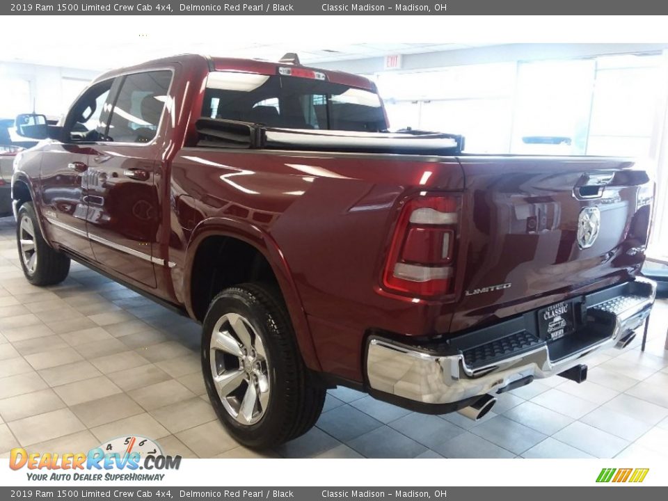 2019 Ram 1500 Limited Crew Cab 4x4 Delmonico Red Pearl / Black Photo #5
