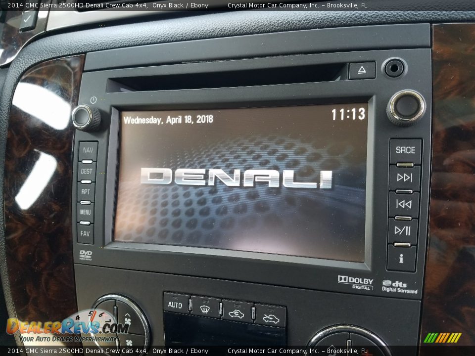 2014 GMC Sierra 2500HD Denali Crew Cab 4x4 Onyx Black / Ebony Photo #16