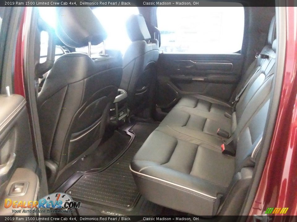 Rear Seat of 2019 Ram 1500 Limited Crew Cab 4x4 Photo #8