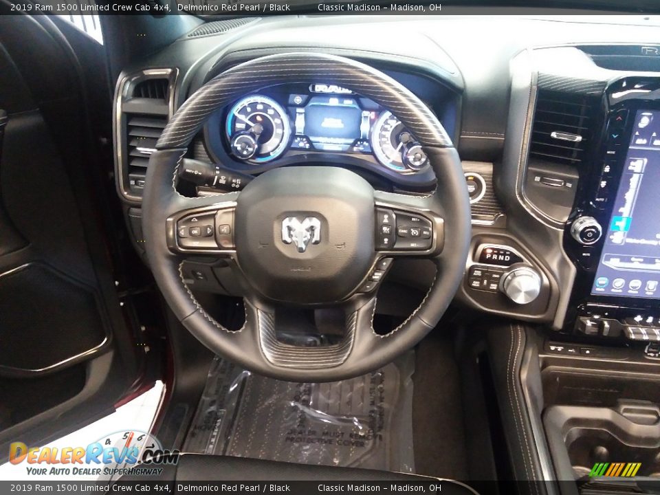 2019 Ram 1500 Limited Crew Cab 4x4 Steering Wheel Photo #11