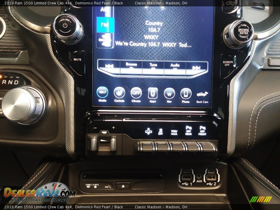 Controls of 2019 Ram 1500 Limited Crew Cab 4x4 Photo #13