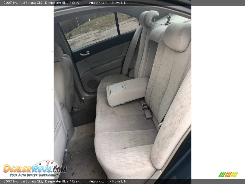 2007 Hyundai Sonata GLS Deepwater Blue / Gray Photo #13
