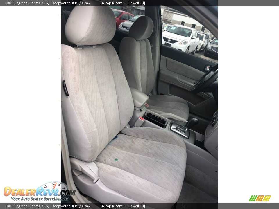 2007 Hyundai Sonata GLS Deepwater Blue / Gray Photo #14