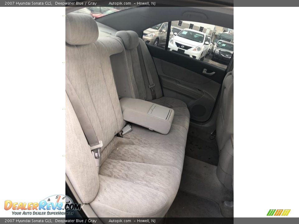 2007 Hyundai Sonata GLS Deepwater Blue / Gray Photo #15