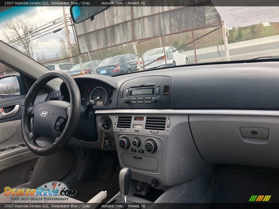 2007 Hyundai Sonata GLS Deepwater Blue / Gray Photo #18