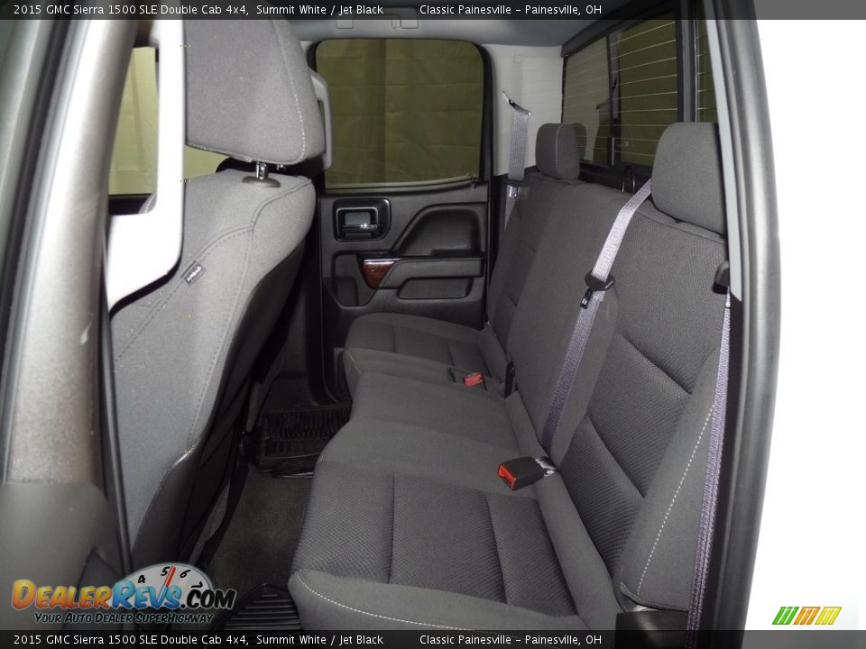 2015 GMC Sierra 1500 SLE Double Cab 4x4 Summit White / Jet Black Photo #8