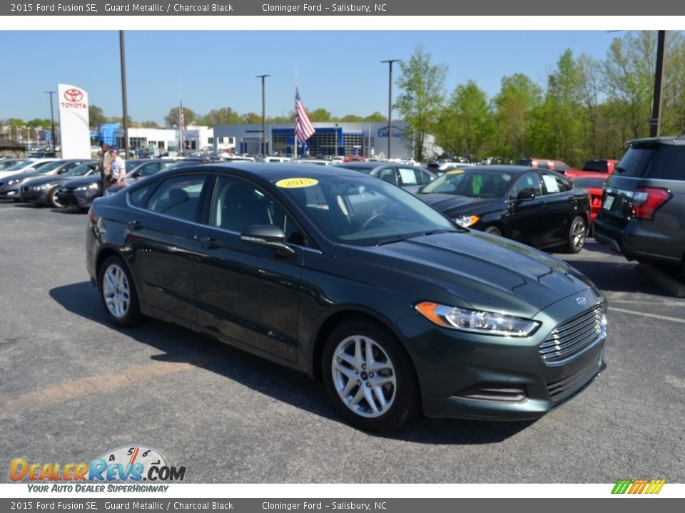 2015 Ford Fusion SE Guard Metallic / Charcoal Black Photo #1