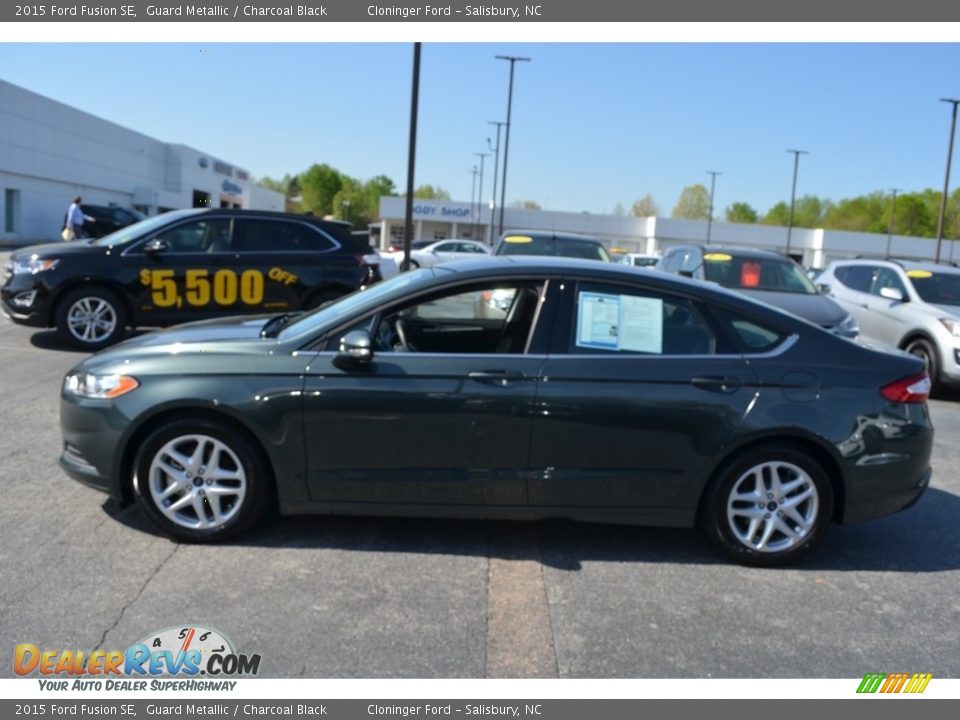 2015 Ford Fusion SE Guard Metallic / Charcoal Black Photo #5