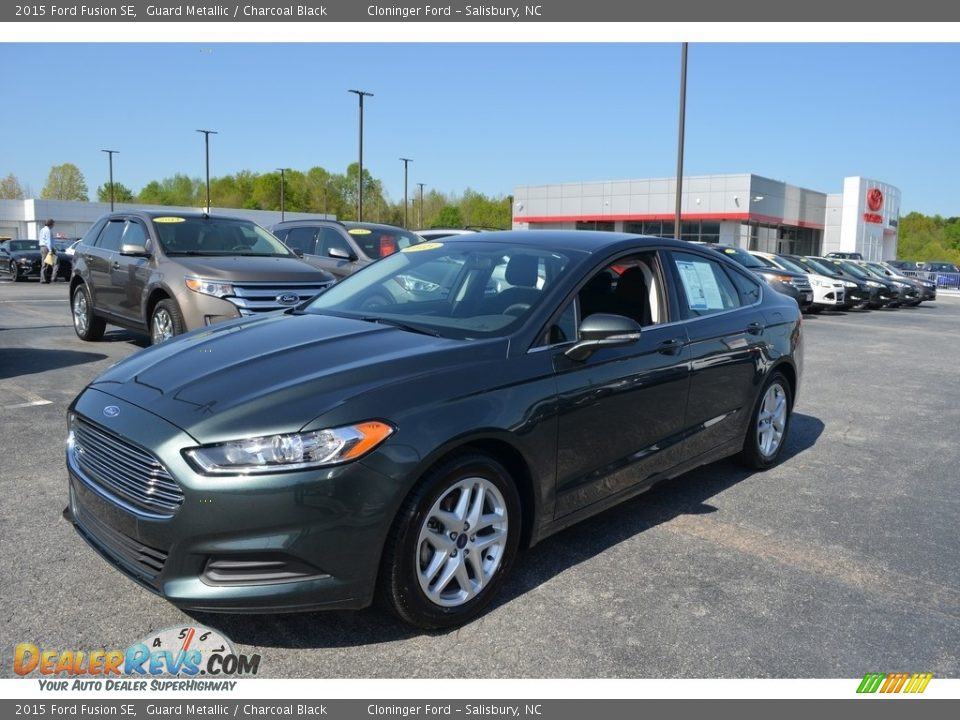 2015 Ford Fusion SE Guard Metallic / Charcoal Black Photo #6