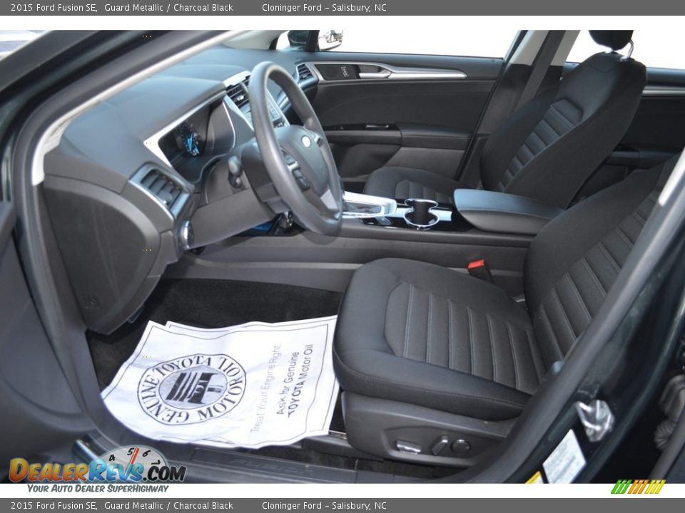 2015 Ford Fusion SE Guard Metallic / Charcoal Black Photo #9