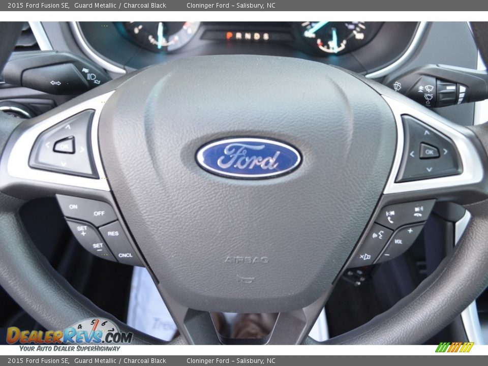 2015 Ford Fusion SE Guard Metallic / Charcoal Black Photo #20