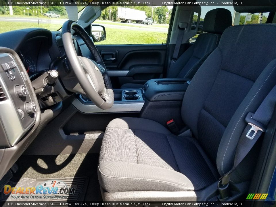 2016 Chevrolet Silverado 1500 LT Crew Cab 4x4 Deep Ocean Blue Metallic / Jet Black Photo #9