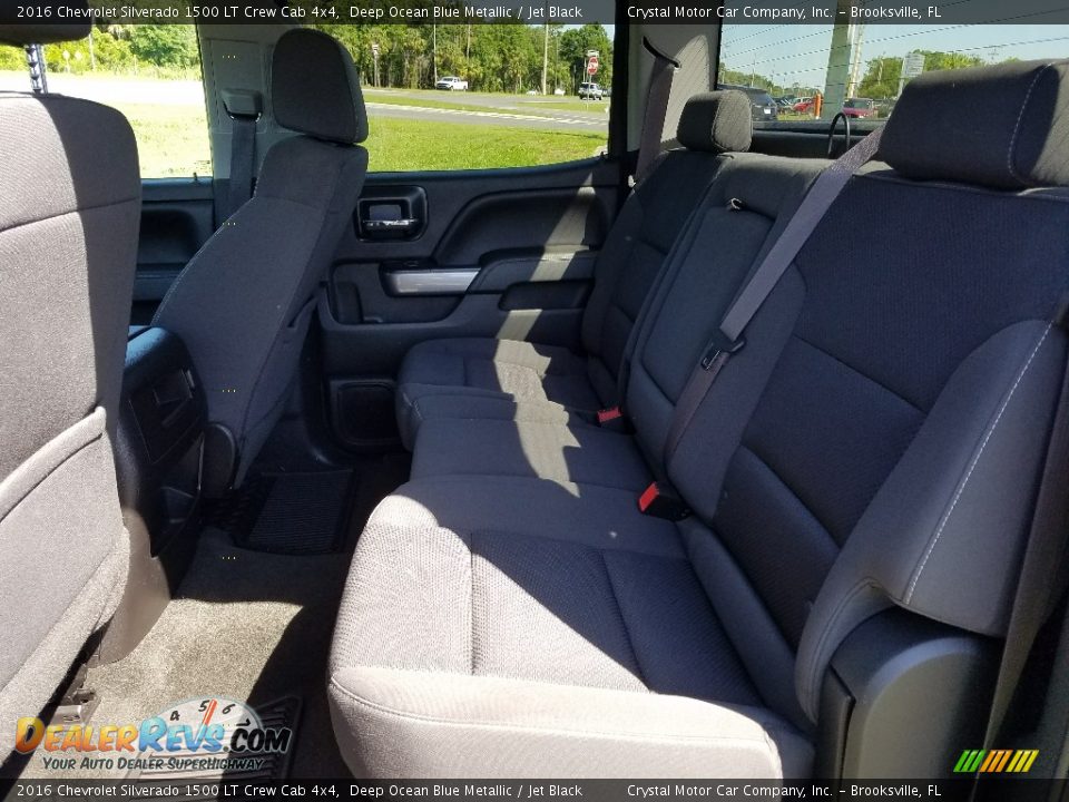 2016 Chevrolet Silverado 1500 LT Crew Cab 4x4 Deep Ocean Blue Metallic / Jet Black Photo #10