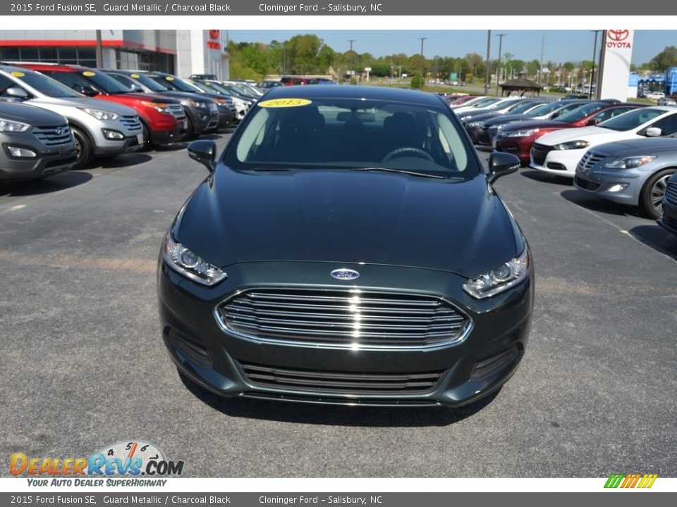 2015 Ford Fusion SE Guard Metallic / Charcoal Black Photo #24