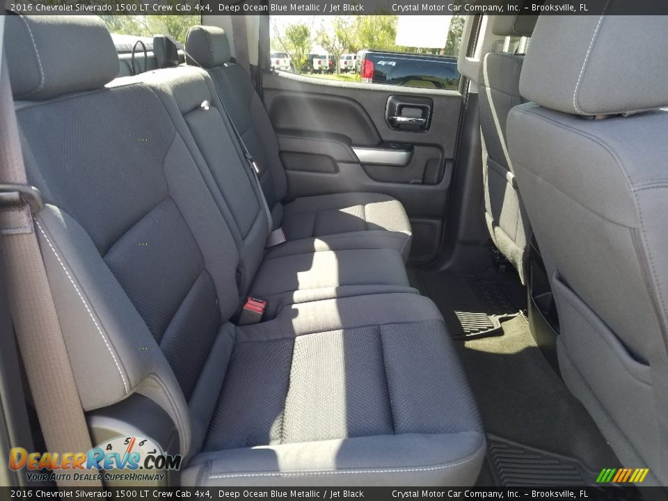 2016 Chevrolet Silverado 1500 LT Crew Cab 4x4 Deep Ocean Blue Metallic / Jet Black Photo #11