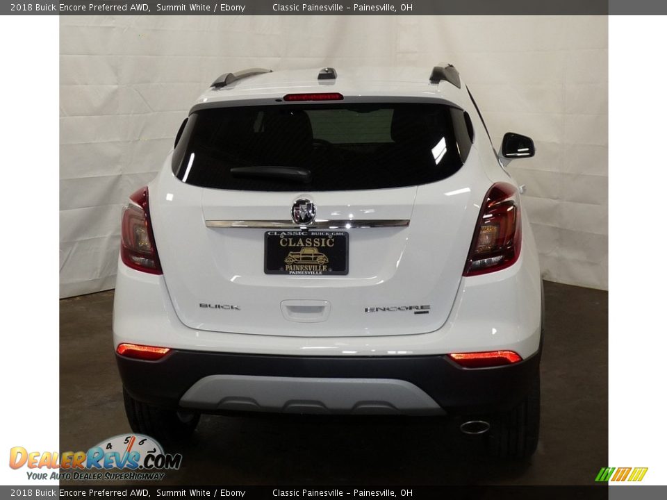 2018 Buick Encore Preferred AWD Summit White / Ebony Photo #3