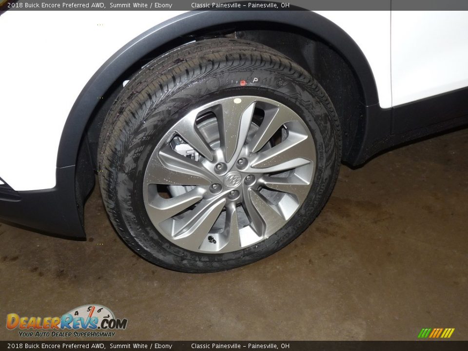 2018 Buick Encore Preferred AWD Summit White / Ebony Photo #5