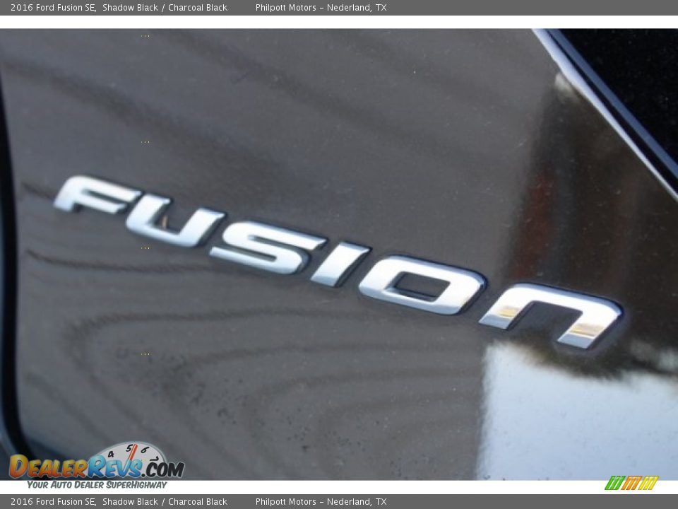 2016 Ford Fusion SE Shadow Black / Charcoal Black Photo #30