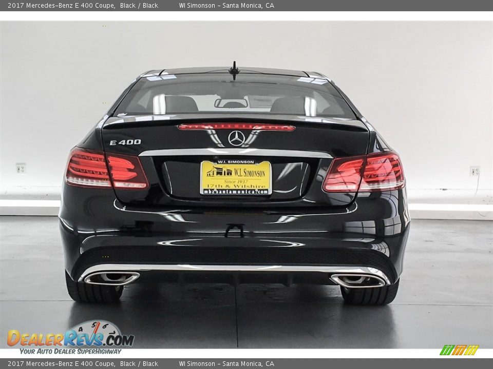 2017 Mercedes-Benz E 400 Coupe Black / Black Photo #3