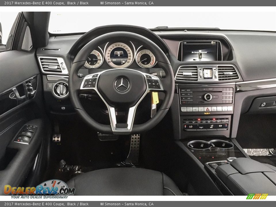2017 Mercedes-Benz E 400 Coupe Black / Black Photo #4