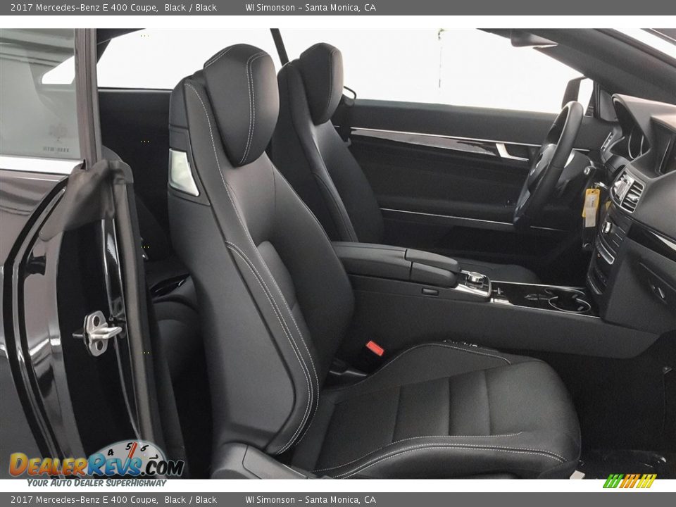 2017 Mercedes-Benz E 400 Coupe Black / Black Photo #6