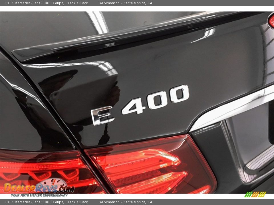 2017 Mercedes-Benz E 400 Coupe Black / Black Photo #7