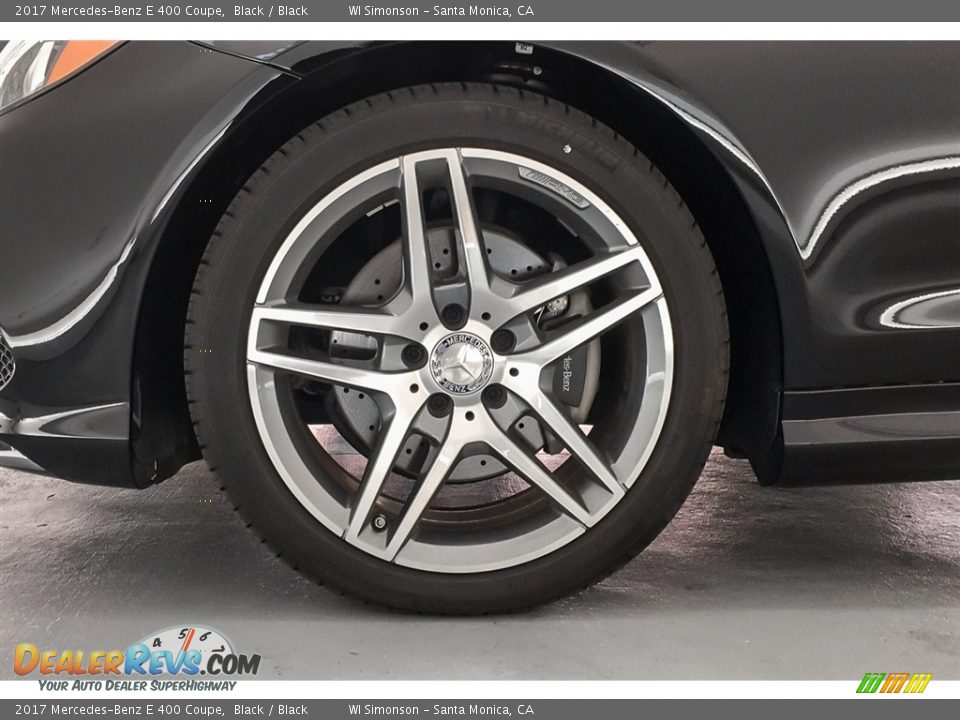 2017 Mercedes-Benz E 400 Coupe Black / Black Photo #8