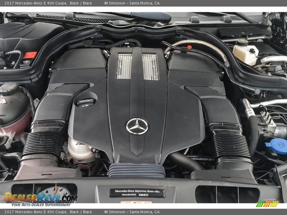 2017 Mercedes-Benz E 400 Coupe Black / Black Photo #9