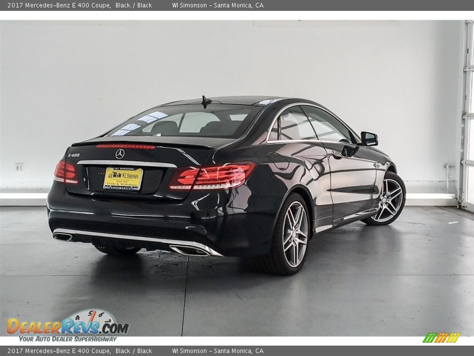 2017 Mercedes-Benz E 400 Coupe Black / Black Photo #10