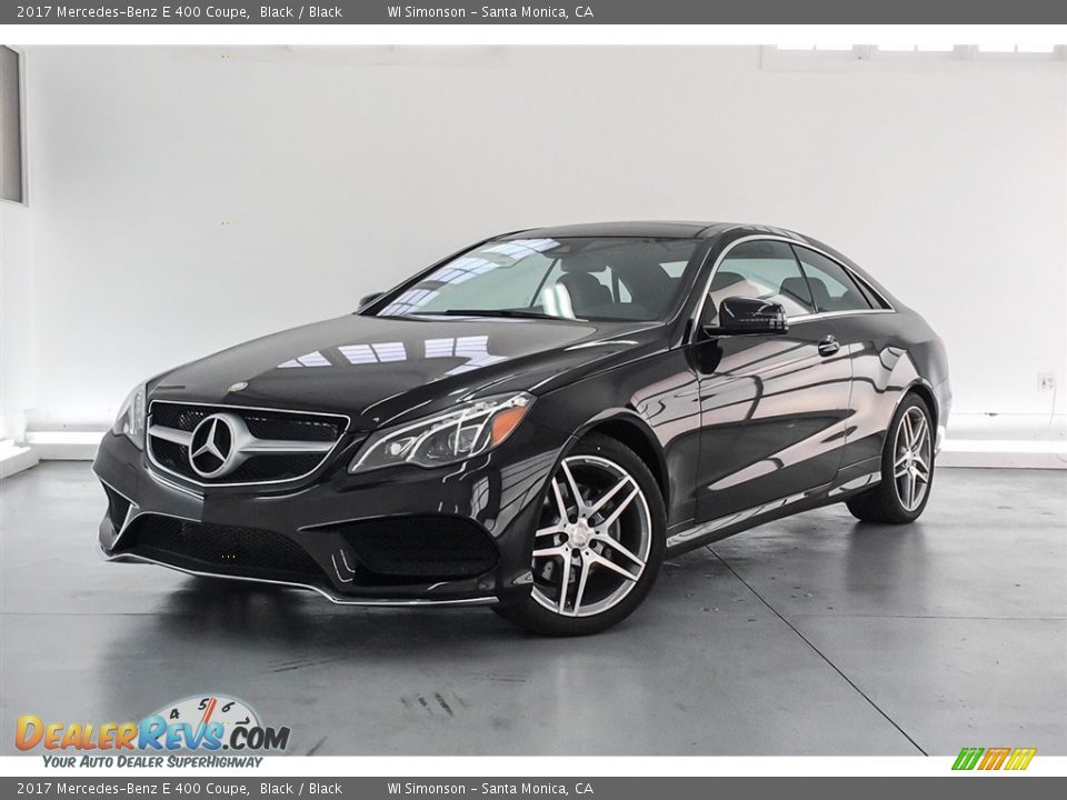 2017 Mercedes-Benz E 400 Coupe Black / Black Photo #14