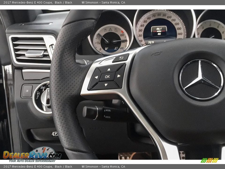 2017 Mercedes-Benz E 400 Coupe Black / Black Photo #21
