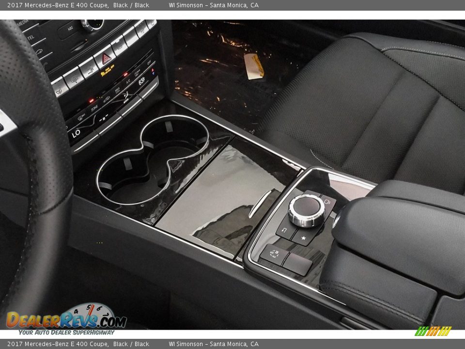 2017 Mercedes-Benz E 400 Coupe Black / Black Photo #24