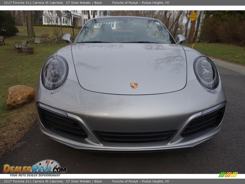 2017 Porsche 911 Carrera 4S Cabriolet GT Silver Metallic / Black Photo #2