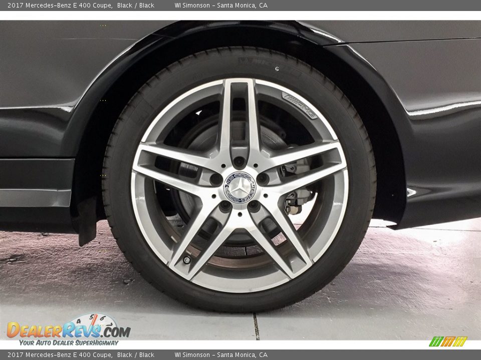 2017 Mercedes-Benz E 400 Coupe Black / Black Photo #35