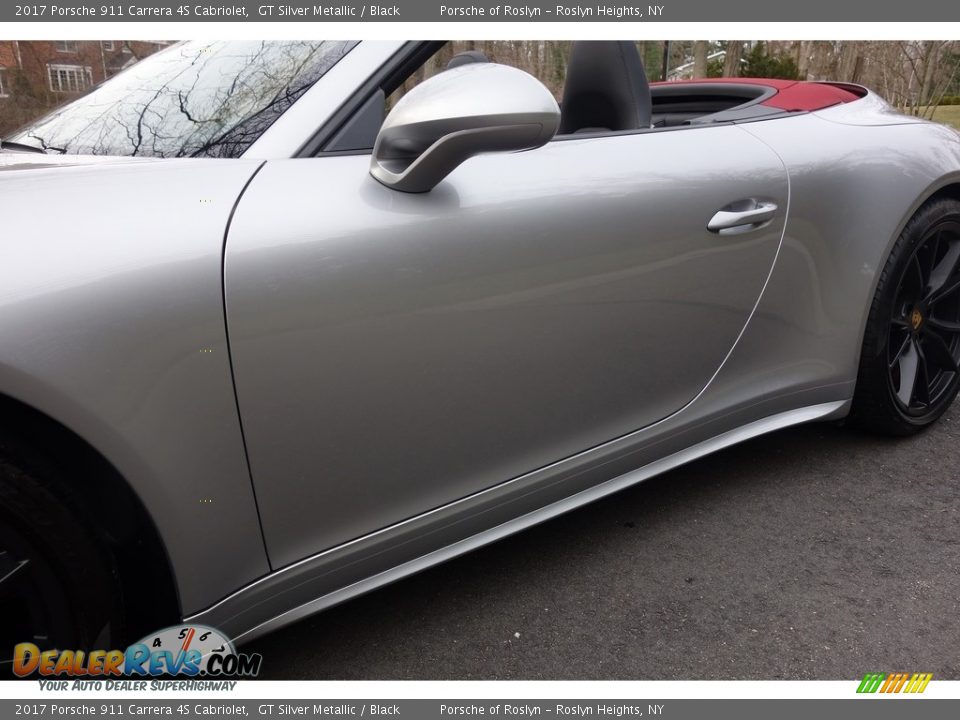 2017 Porsche 911 Carrera 4S Cabriolet GT Silver Metallic / Black Photo #10