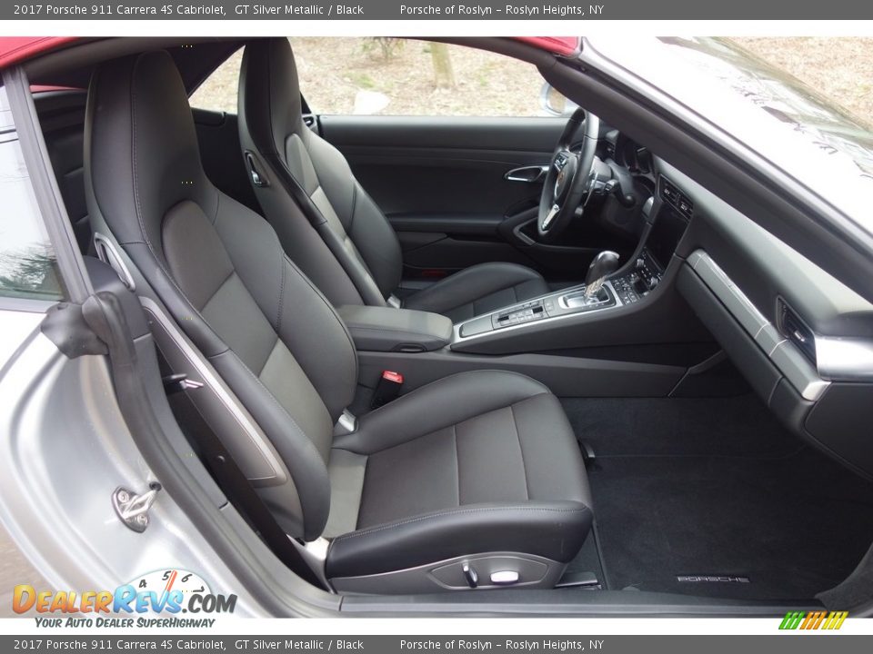 2017 Porsche 911 Carrera 4S Cabriolet GT Silver Metallic / Black Photo #15